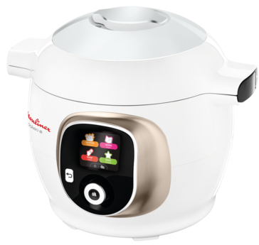 Moulinex COOKEO+ 150 recettes 6L Blanc Silver 6 modes